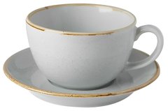 Чашка чайная 320 мл с блюдцем Porland Seasons Grey