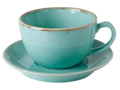 Чашка чайная 320 мл с блюдцем Porland Seasons Turquoise