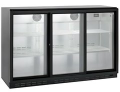 Шкаф холодильный барный HURAKAN HKN-GXDB315-SL