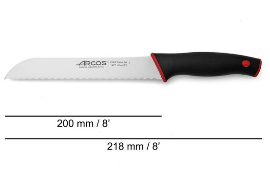 Нож для хлеба Arcos DUO 200 мм