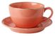 Чашка чайная 320 мл с блюдцем Porland Seasons Orange 213-222134.O фото 1