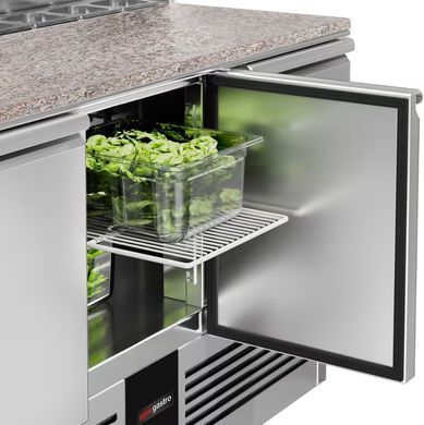Стол для пиццы саладетта 400 л, 3 двери GGM Gastro SAG147GND