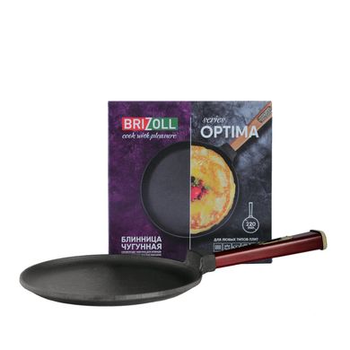 Сковорода для млинців чавунна Optima-Bordo 220 х 15 мм
