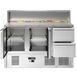 Стіл для піци саладета 400 л, 2 двері, 2 шухляди GGM Gastro SAG147GND#SBG1212 SAG147GND#SBG1212 фото 2