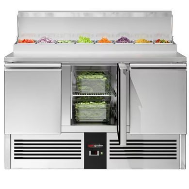 Подготовительный стол саладетта 392 л, 3 двери GGM Gastro SAG147AND