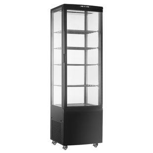 Вітрина холодильна Hurakan HKN-UPD218B Black