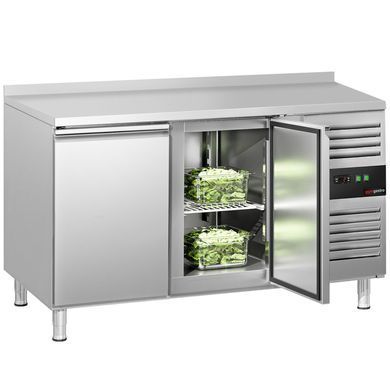 Холодильний стіл 282 л ECO, 2 двері, борт GGM Gastro KTS147AND