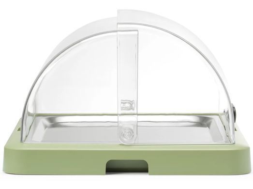 Поднос охлаждаемый Hendi UNIQ зеленый c крышкой Roll-Top