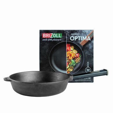 Чугунная сковорода Optima-Black 260 х 60 мм