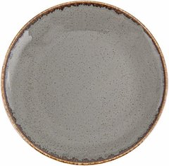 Тарелка круглая Porland Seasons Dark Grey 300 мм