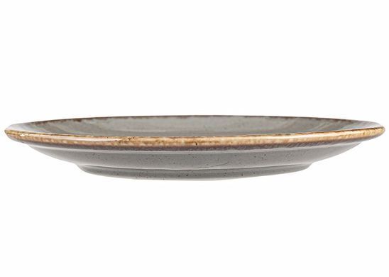 Тарілка кругла Porland Seasons Dark Grey 300 мм