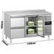 Холодильный стол 282 л, 2 ящика, 1 дверь, с бортом ECO GGM Gastro KTS147AND#1T#2S KTS147AND#1T#2S фото 2