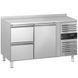 Холодильный стол 282 л, 2 ящика, 1 дверь, с бортом ECO GGM Gastro KTS147AND#1T#2S KTS147AND#1T#2S фото 1