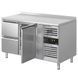 Холодильный стол 282 л, 2 ящика, 1 дверь, с бортом ECO GGM Gastro KTS147AND#1T#2S KTS147AND#1T#2S фото 5