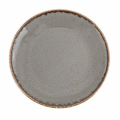 Тарілка кругла Porland Seasons Dark Gray 180 мм