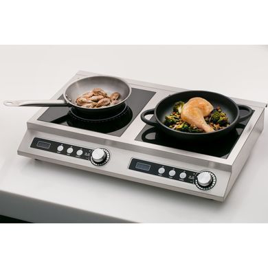 Плита індукційна Hurakan HKN-ICF70D 2-х конфорочна, 7000w