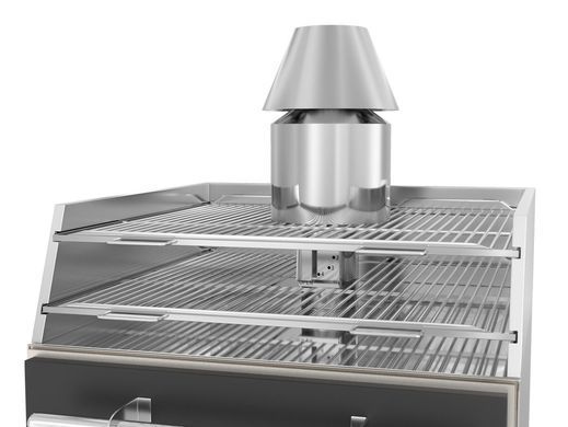 Печь-гриль на древесном угле с подставкой GGM Gastro CHOE881S#UB#RA