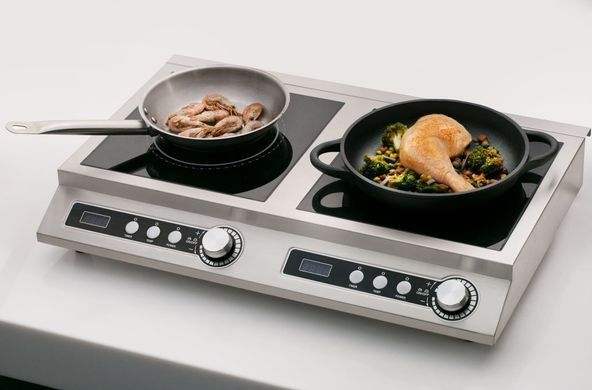 Плита індукційна Hurakan HKN-ICF70D 2-х конфорочна, 7000w