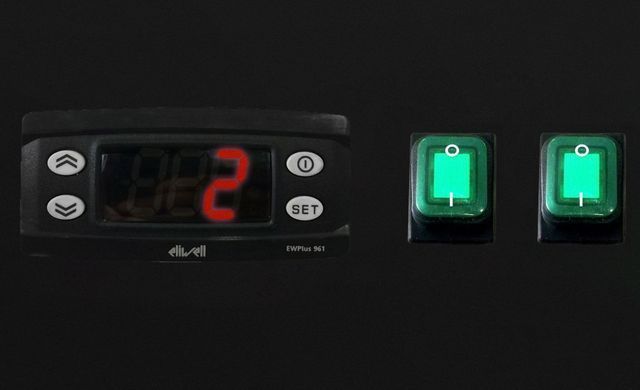 Холодильний стіл 282 л, 2 шухляди, 1 двері без борта ECO GGM Gastro KTS147ND#1T#2S