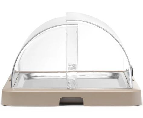 Поднос охлаждаемый Hendi UNIQ бежевый c крышкой Roll-Top