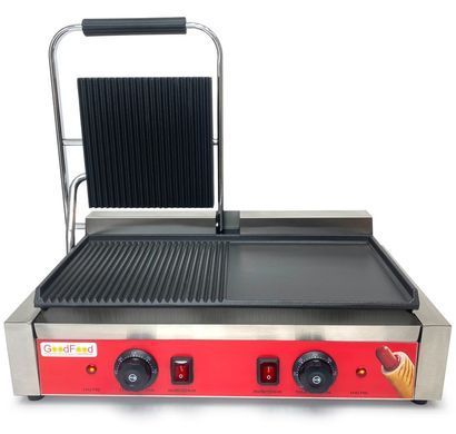Гриль контактный с жарочной поверхностью GoodFood ECG201RF