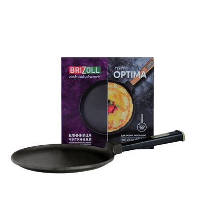 Сковорода для млинців чавунна Optima-Black 220 х 15 мм
