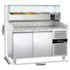 Стіл для піци 390 л з настільною вітриною, 2 двері GGM Gastro POS158ND#AGG153ND POS158ND#AGG153ND фото 3