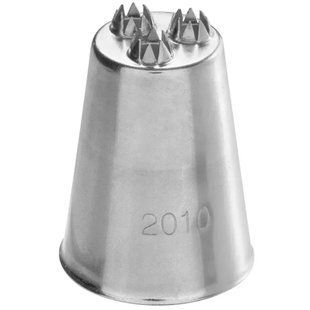 Насадка кондитерська потрійна зірка 3х5 мм Ateco №2010
