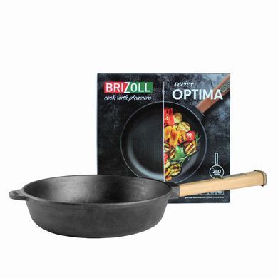 Чавунна сковорода Optimа 260 х 60 мм