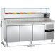 Стіл для піци 580 л з настільною вітриною, 3 двері GGM Gastro POS208ND#AGG203ND POS208ND#AGG203ND фото 3