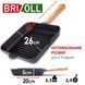 Чугунная сковорода гриль Optima-Black 260 х 260 х 50 мм O262650G-P1 фото 3