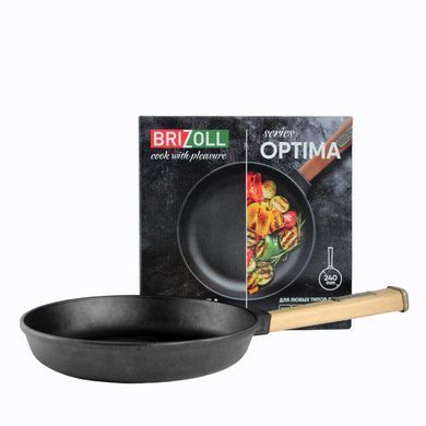 Чавунна сковорода Optimа 240 х 40 мм