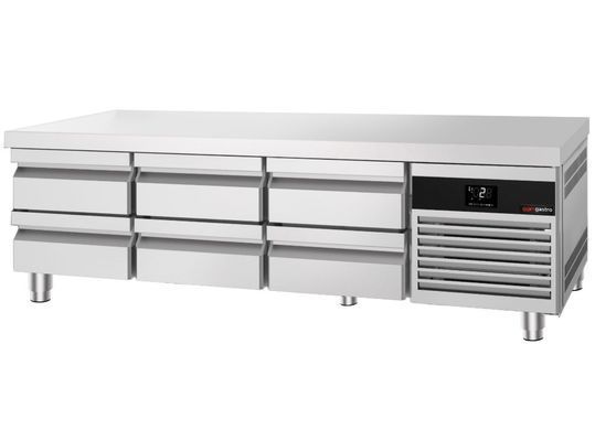 Холодильна тумба 210 л, 6 шухляд GGM Gastro KUF2076DN
