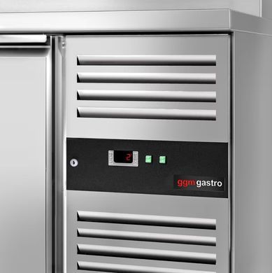 Стіл для піци 417 л, саладета 8xGN 1/3, 3 двері GGM Gastro ZBG207ND