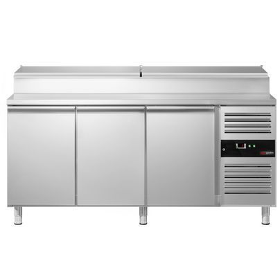 Стіл для піци 417 л, саладета 8xGN 1/3, 3 двері GGM Gastro ZBG207ND