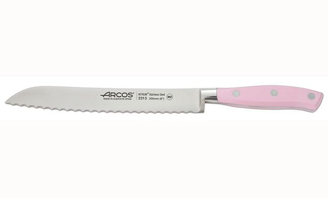 Нож для хлібу Arcos "RIVIERA PINK" 200 мм