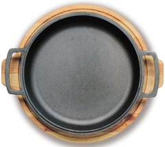 Сковорода чавунна з підставкою 240 х 25 мм