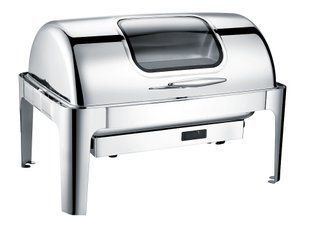 Чафиндиш RollTop с окном EWT INOX DRX723KS