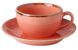 Чашка чайна 200 мл з блюдцем Porland Seasons Orange 213-222105.O фото 1