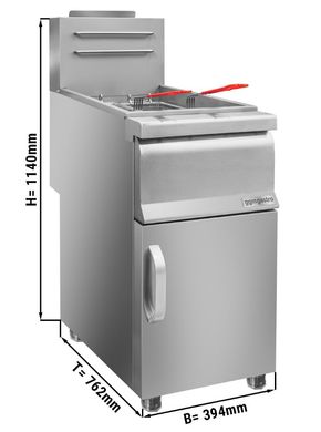 Фритюрница газовая 16 GGM Gastro GFK481-16 стационарная