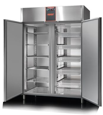 Холодильна шафа Tecnodom AF14PKMTN відчинена