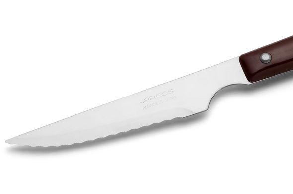 Нож для стейка Arcos коричневый 110 мм